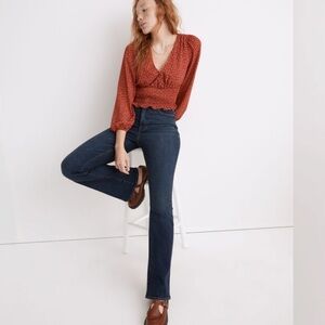 Julianne Smocked-Waist Top